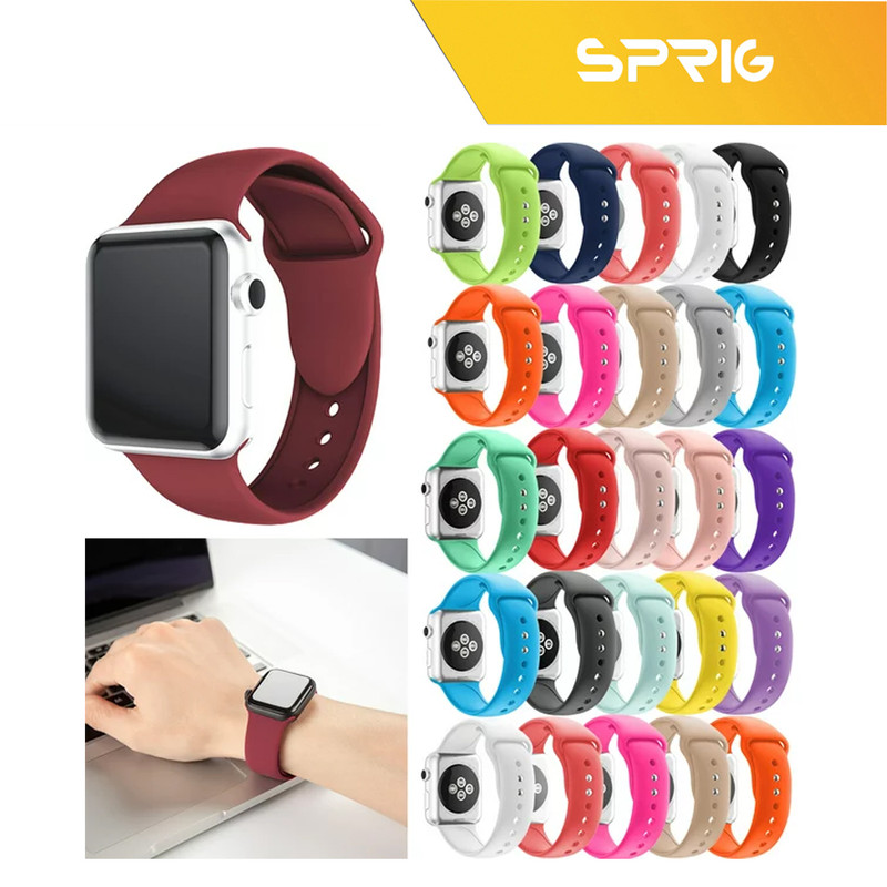 بند اپل مدل SILICON (سایز 38 41) سفید مات