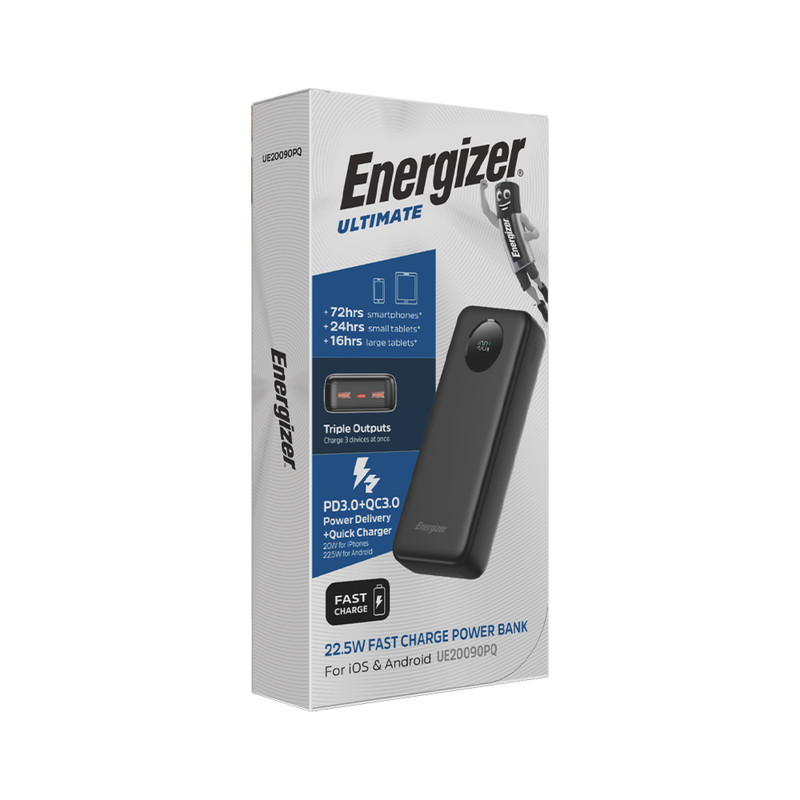 پاوربانک مدل UE 20086 PQ 20 K برند Energizer انرجایزر